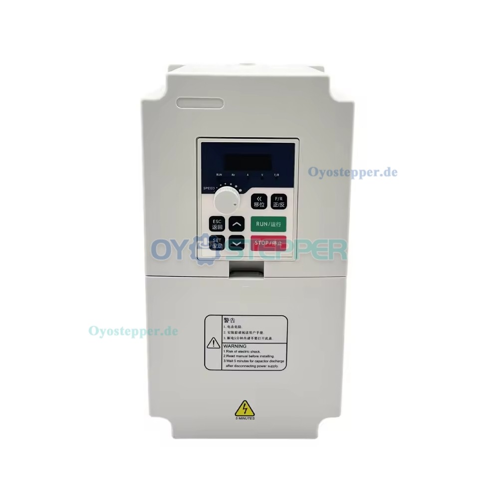 Frequenzumrichter 5,5kW 220V/380V f&uuml;r CNC Spindeln und Graviermaschinen